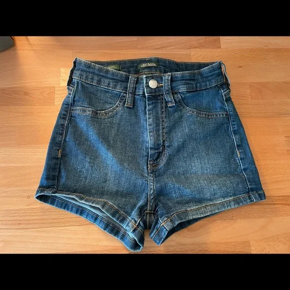 Wild Fable Women’s Blue High Rise Shorts, size 00/24R - Picture 5 of 5
